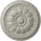 Ekena Millwork Kirke Ceiling Medallion (Fits Canopies up to 3 3/4"), Hand-Painted Pot of Cream, 15 3/4"OD x 5/8"P CM16KIPCF - alternate 1
